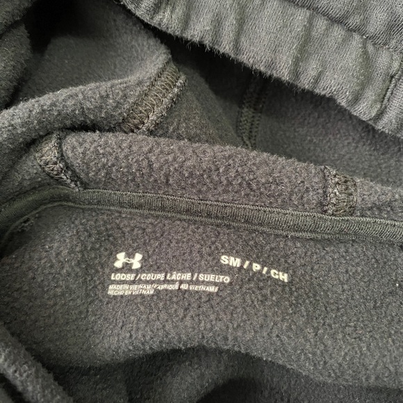 Under Armour Rival Fleece HB Hoodie, Black, Small - Picture 6 of 8